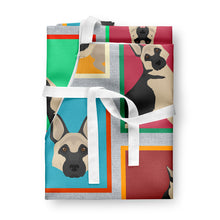 Load image into Gallery viewer, Lots of Black and Silver German Shepherd Apron – Artist-Designed Kitchen, BBQ &amp; Craft Apron