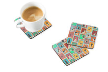 Load image into Gallery viewer, Lots of Black and Silver German Shepherd Foam Coaster