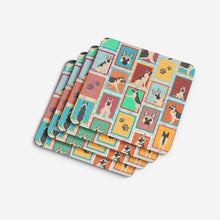 Load image into Gallery viewer, Lots of Black and Silver German Shepherd Foam Coaster