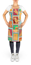 Load image into Gallery viewer, Lots of Golden Retriever Apron – Artist-Designed Kitchen, BBQ &amp; Craft Apron