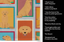 Load image into Gallery viewer, Lots of Golden Retriever Kitchen Towel