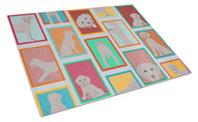 Load image into Gallery viewer, Lots of Grey Labrador Retriever Glass Cutting Boards – Durable, Decorative Kitchen Art Large
