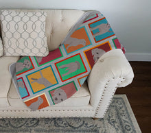 Load image into Gallery viewer, Lots of Grey Labrador Retriever Quilted Blanket 50x60