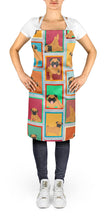 Load image into Gallery viewer, Lots of Apricot Pug Apron – Artist-Designed Kitchen, BBQ &amp; Craft Apron