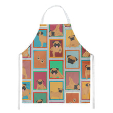 Load image into Gallery viewer, Lots of Apricot Pug Apron – Artist-Designed Kitchen, BBQ &amp; Craft Apron