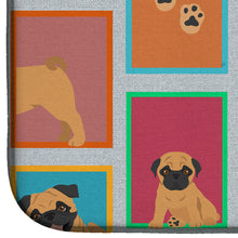 Load image into Gallery viewer, Lots of Apricot Pug Dish Drying Mat