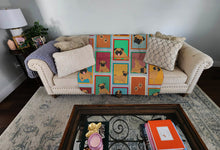 Load image into Gallery viewer, Lots of Apricot Pug Quilted Blanket 50x60