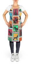 Load image into Gallery viewer, Lots of Black Schnauzer Apron – Artist-Designed Kitchen, BBQ &amp; Craft Apron