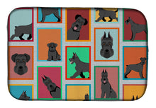 Load image into Gallery viewer, Lots of Black Schnauzer Dish Drying Mat