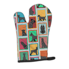 Load image into Gallery viewer, Lots of Black Schnauzer Oven Mitt