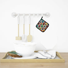 Load image into Gallery viewer, Lots of Black Schnauzer Pot Holders - Set of 2 Decorative Kitchen Helpers | Made in the USA