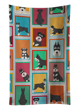 Load image into Gallery viewer, Lots of Black and Silver Schnauzer Kitchen Towel