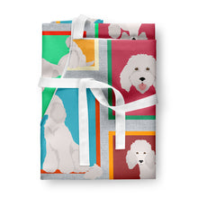 Load image into Gallery viewer, Lots of White Standard Poodle Apron – Artist-Designed Kitchen, BBQ &amp; Craft Apron