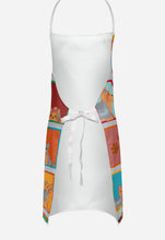 Load image into Gallery viewer, Lots of Blue and Tan Yorkie Apron – Artist-Designed Kitchen, BBQ &amp; Craft Apron