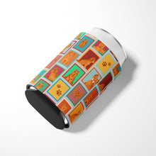 Load image into Gallery viewer, Lots of Red Yorkie Can or Bottle Hugger