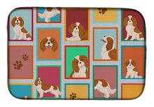 Load image into Gallery viewer, Lots of Blenheim Cavalier Spaniel Dish Drying Mat