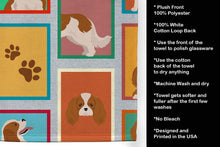 Load image into Gallery viewer, Lots of Blenheim Cavalier Spaniel Kitchen Towel