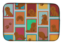Load image into Gallery viewer, Lots of Ruby Cavalier Spaniel Dish Drying Mat