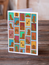 Load image into Gallery viewer, Lots of Ruby Cavalier Spaniel Greeting Cards -  Blank Note Cards – 8-Pack of Artist-Designed Cards with Envelopes
