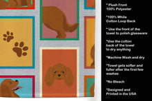 Load image into Gallery viewer, Lots of Ruby Cavalier Spaniel Kitchen Towel