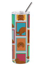 Load image into Gallery viewer, Lots of Ruby Cavalier Spaniel Stainless Steel 20 oz Skinny Tumbler