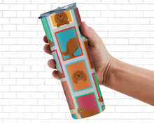 Load image into Gallery viewer, Lots of Ruby Cavalier Spaniel Stainless Steel 20 oz Skinny Tumbler