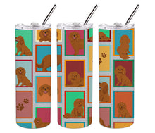 Load image into Gallery viewer, Lots of Ruby Cavalier Spaniel Stainless Steel 20 oz Skinny Tumbler