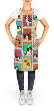 Load image into Gallery viewer, Lots of Tricolor Cavalier Spaniel Apron – Artist-Designed Kitchen, BBQ &amp; Craft Apron