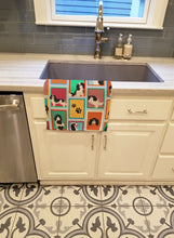 Load image into Gallery viewer, Lots of Tricolor Cavalier Spaniel Kitchen Towel