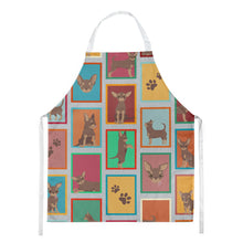 Load image into Gallery viewer, Lots of Chocolate Chihuahua Apron – Artist-Designed Kitchen, BBQ &amp; Craft Apron