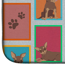 Load image into Gallery viewer, Lots of Chocolate Chihuahua Dish Drying Mat