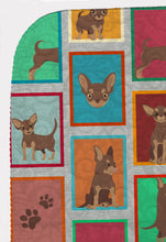 Load image into Gallery viewer, Lots of Chocolate Chihuahua Quilted Blanket 50x60
