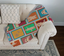 Load image into Gallery viewer, Lots of Cream Chihuahua Quilted Blanket 50x60