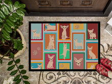 Load image into Gallery viewer, Lots of Cream Chihuahua Doormat - 18x27 Decorative Floor Mat – Indoor/Outdoor Rug with Artistic Flair