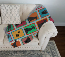 Load image into Gallery viewer, Lots of Black Great Dane Quilted Blanket 50x60