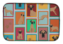 Load image into Gallery viewer, Lots of Fawn Great Dane Dish Drying Mat