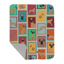 Load image into Gallery viewer, Lots of Fawn Great Dane Quilted Blanket 50x60