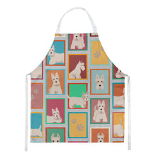 Load image into Gallery viewer, Lots of Wheaten Scottish Terrier Apron – Artist-Designed Kitchen, BBQ &amp; Craft Apron