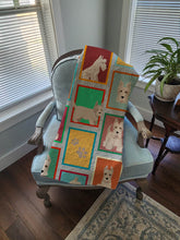 Load image into Gallery viewer, Lots of Wheaten Scottish Terrier Quilted Blanket 50x60