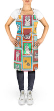 Load image into Gallery viewer, Lots of Grey Siberian Husky Apron – Artist-Designed Kitchen, BBQ &amp; Craft Apron