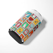 Load image into Gallery viewer, Lots of Grey Siberian Husky Can or Bottle Hugger