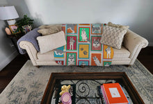 Load image into Gallery viewer, Lots of Grey Siberian Husky Quilted Blanket 50x60