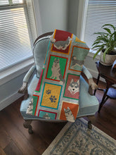 Load image into Gallery viewer, Lots of Grey Siberian Husky Quilted Blanket 50x60