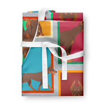 Load image into Gallery viewer, Lots of Red Doberman Pinscher Apron – Artist-Designed Kitchen, BBQ &amp; Craft Apron
