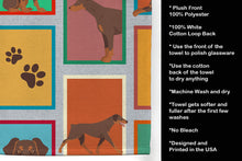 Load image into Gallery viewer, Lots of Red Doberman Pinscher Kitchen Towel