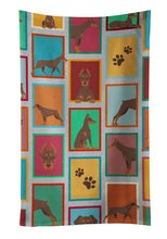 Load image into Gallery viewer, Lots of Red Doberman Pinscher Kitchen Towel
