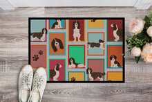 Load image into Gallery viewer, Lots of Liver English Springer Spaniel Doormat - 24x36 Decorative Floor Mat – Indoor/Outdoor Rug with Artistic Flair