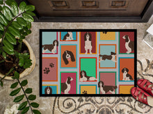 Load image into Gallery viewer, Lots of Liver English Springer Spaniel Doormat - 24x36 Decorative Floor Mat – Indoor/Outdoor Rug with Artistic Flair