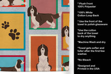 Load image into Gallery viewer, Lots of Liver English Springer Spaniel Kitchen Towel
