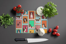 Load image into Gallery viewer, Lots of Liver English Springer Spaniel Glass Cutting Boards – Durable, Decorative Kitchen Art Large